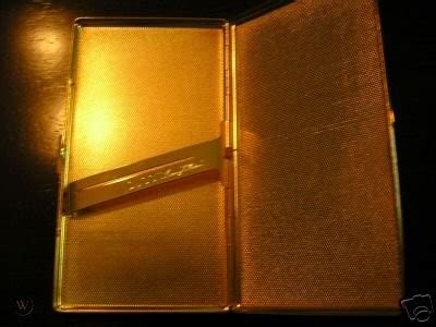 Rare Vintage GUCCI lighter and cigarette case set 